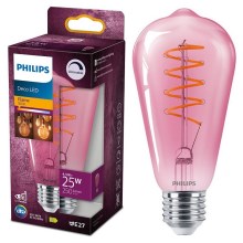LED Dimmable λαμπτήρας DECO Philips ST64 E27/4,5W/230V 1800K