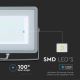 LED Προβολέας SAMSUNG CHIP LED/100W/230V 4000K IP65 γκρι