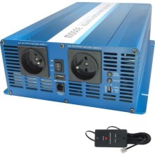  Inverter - Μετατροπέας τάσης 3000W/12V/230V + ενσύρματο τηλεχειριστήριο