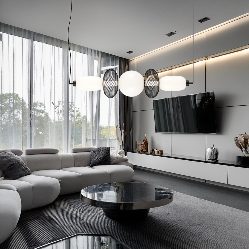  Κρεμαστό φωτιστικό οροφής LED ARAME LED/32W/230V μαύρο