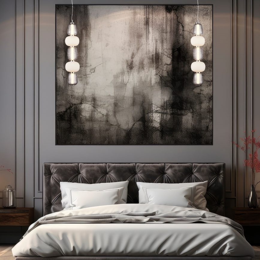  Κρεμαστό φωτιστικό οροφής LED CARO LED/40W/230V γυαλιστερό χρώμιο