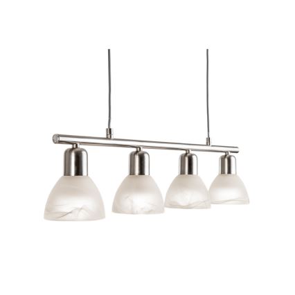  Κρεμαστό φωτιστικό οροφής LED DAYTONA 4xE14/5W/230V 3000K γυαλιστερό χρώμιο