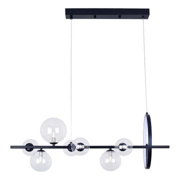  Κρεμαστό φωτιστικό οροφής LED HYBRID LED/15W/230V + 7xG9/6W 4000K μαύρο