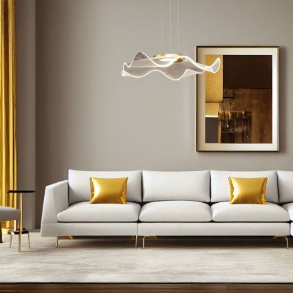  Κρεμαστό φωτιστικό οροφής LED LARGO LED/16W/230V χρυσό