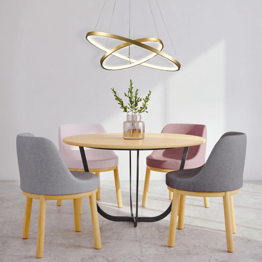  Κρεμαστό φωτιστικό οροφής LED LEA LED/35W/230V 4000K διάμετρος 60 cm χρυσό