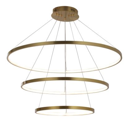  Κρεμαστό φωτιστικό οροφής LED LEA LED/60W/230V 4000K διάμετρος 80 cm χρυσό