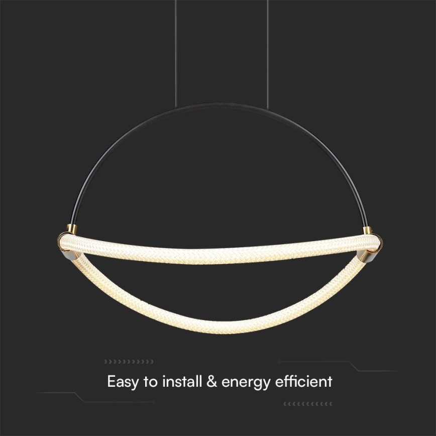  Κρεμαστό φωτιστικό οροφής LED LED/12W/230V 3000K διάμετρος 40 cm