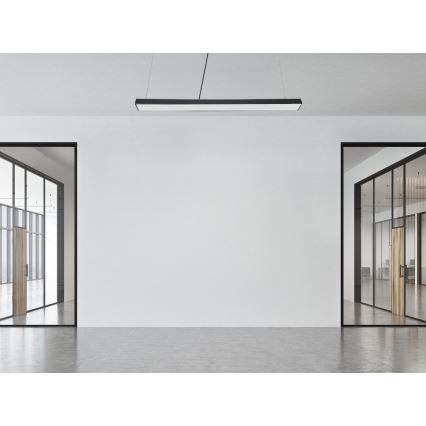  Κρεμαστό φωτιστικό οροφής LED LED/32W/230V 4000K διάμετρος 120 cm μαύρο