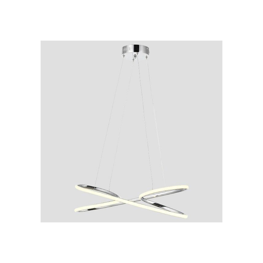  Κρεμαστό φωτιστικό οροφής LED LED/40W/230V 4000K γυαλιστερό χρώμιο