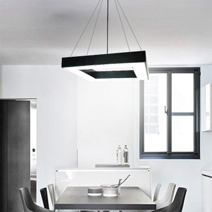  Κρεμαστό φωτιστικό οροφής LED LED/55W/230V 4000K 80x80 cm