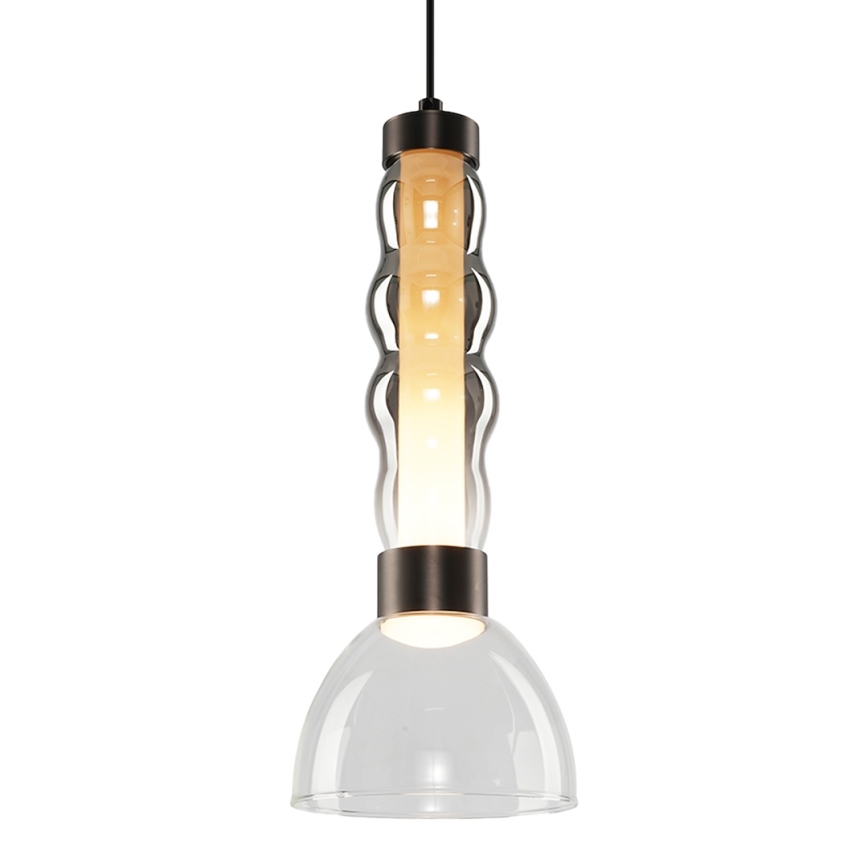  Κρεμαστό φωτιστικό οροφής LED LUCCO LED/13W/230V διάμετρος 15 cm φιμέ