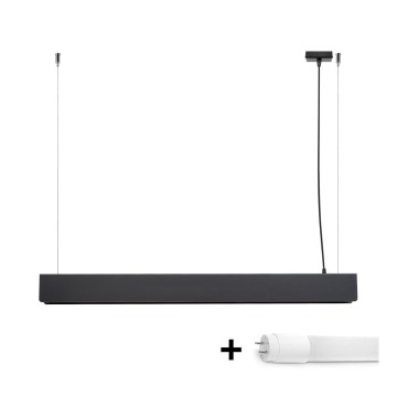  Κρεμαστό φωτιστικό οροφής LED SPARK 1xG13/8,5W/230V μαύρο