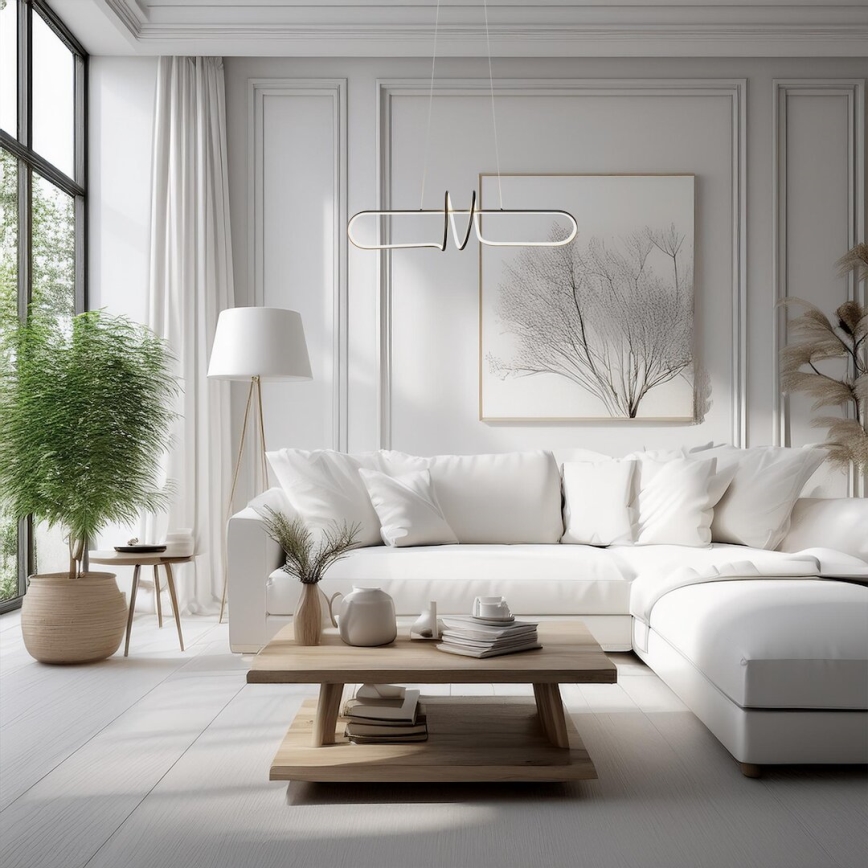  Κρεμαστό φωτιστικό οροφής LED VERTIGO LED/54W/230V μαύρο