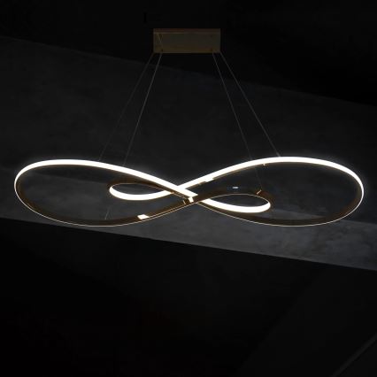  Κρεμαστό φωτιστικό οροφής LED ZUMBA LED/50W/230V χρυσό