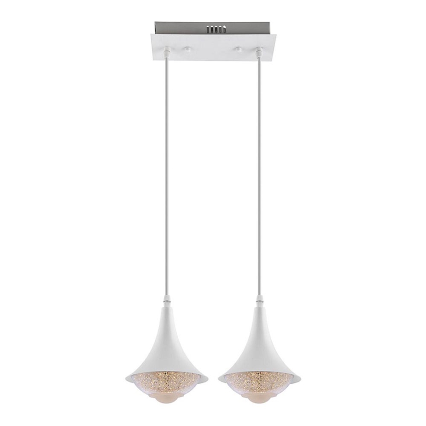  Κρεμαστό φωτιστικό οροφής LED 2xLED/9W/230V λευκό