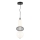  Κρεμαστό φωτιστικό οροφής LED ARAME LED/23W/230V διάμετρος 22 cm μαύρο