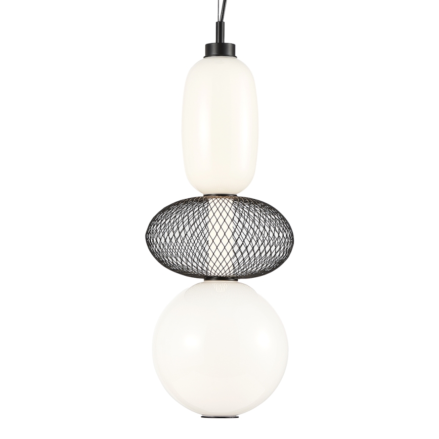  Κρεμαστό φωτιστικό οροφής LED ARAME LED/23W/230V διάμετρος 22 cm μαύρο