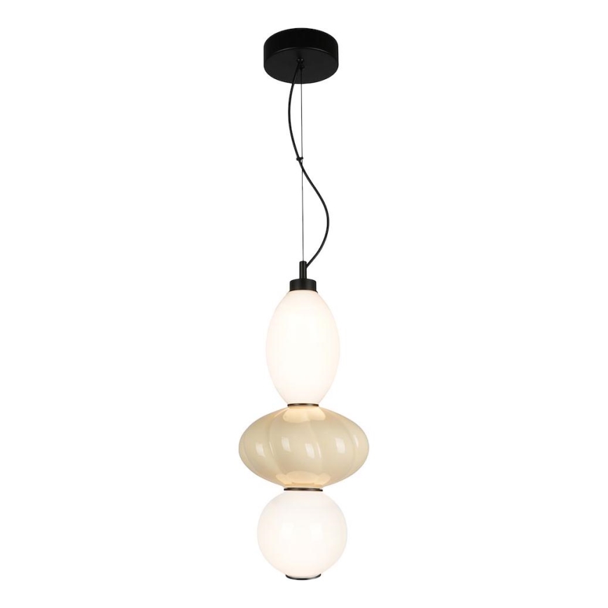  Κρεμαστό φωτιστικό οροφής LED ASCOLI LED/18W/230V διάμετρος 20 cm μπεζ