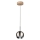  Κρεμαστό φωτιστικό οροφής LED BALL WOOD 1xGU10/5W/230V ματ δρυς