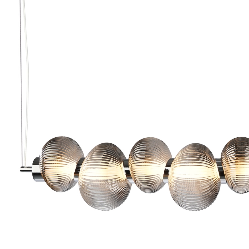  Κρεμαστό φωτιστικό οροφής LED BOLLA LED/32W/230V γυαλιστερό χρώμιο/φιμέ