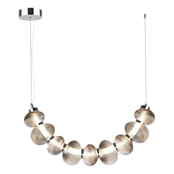  Κρεμαστό φωτιστικό οροφής LED BOLLA LED/36W/230V γυαλιστερό χρώμιο/φιμέ