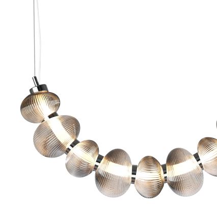  Κρεμαστό φωτιστικό οροφής LED BOLLA LED/36W/230V γυαλιστερό χρώμιο/φιμέ