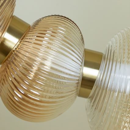  Κρεμαστό φωτιστικό οροφής LED BOLLA LED/36W/230V χρυσό/φιμέ