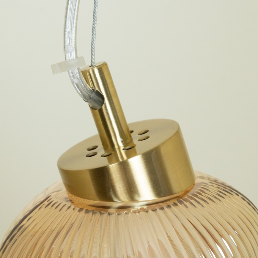  Κρεμαστό φωτιστικό οροφής LED BOLLA LED/36W/230V χρυσό/φιμέ