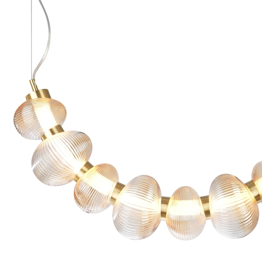  Κρεμαστό φωτιστικό οροφής LED BOLLA LED/36W/230V χρυσό/φιμέ