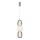  Κρεμαστό φωτιστικό οροφής LED CARO LED/28W/230V γυαλιστερό χρώμιο