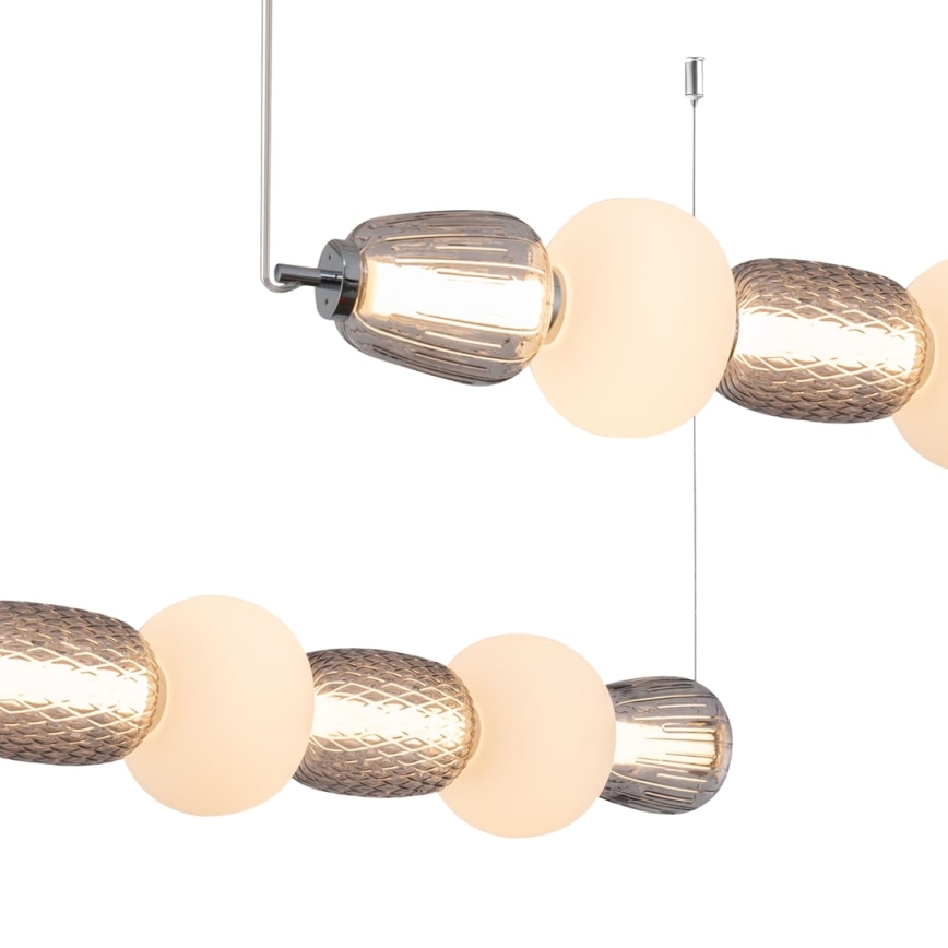  Κρεμαστό φωτιστικό οροφής LED CARO LED/42W/230V γυαλιστερό χρώμιο