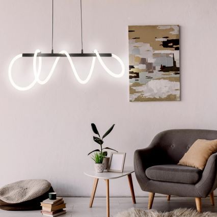  Κρεμαστό φωτιστικό οροφής LED EMMA LED/38W/230V μαύρο