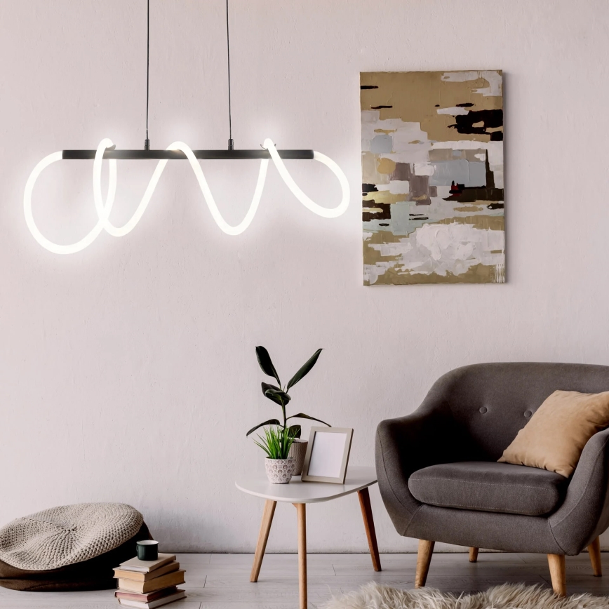  Κρεμαστό φωτιστικό οροφής LED EMMA LED/38W/230V μαύρο