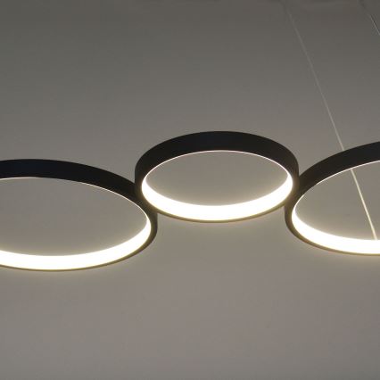  Κρεμαστό φωτιστικό οροφής LED FLAMENCO LED/42W/230V 4000K μαύρο