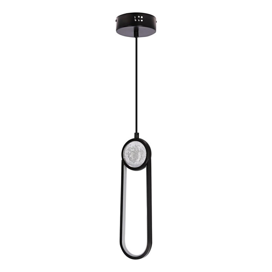  Κρεμαστό φωτιστικό οροφής LED LACRIMA LED/15W/230V 3000K μαύρο