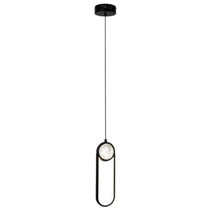  Κρεμαστό φωτιστικό οροφής LED LACRIMA LED/15W/230V 3000K μαύρο