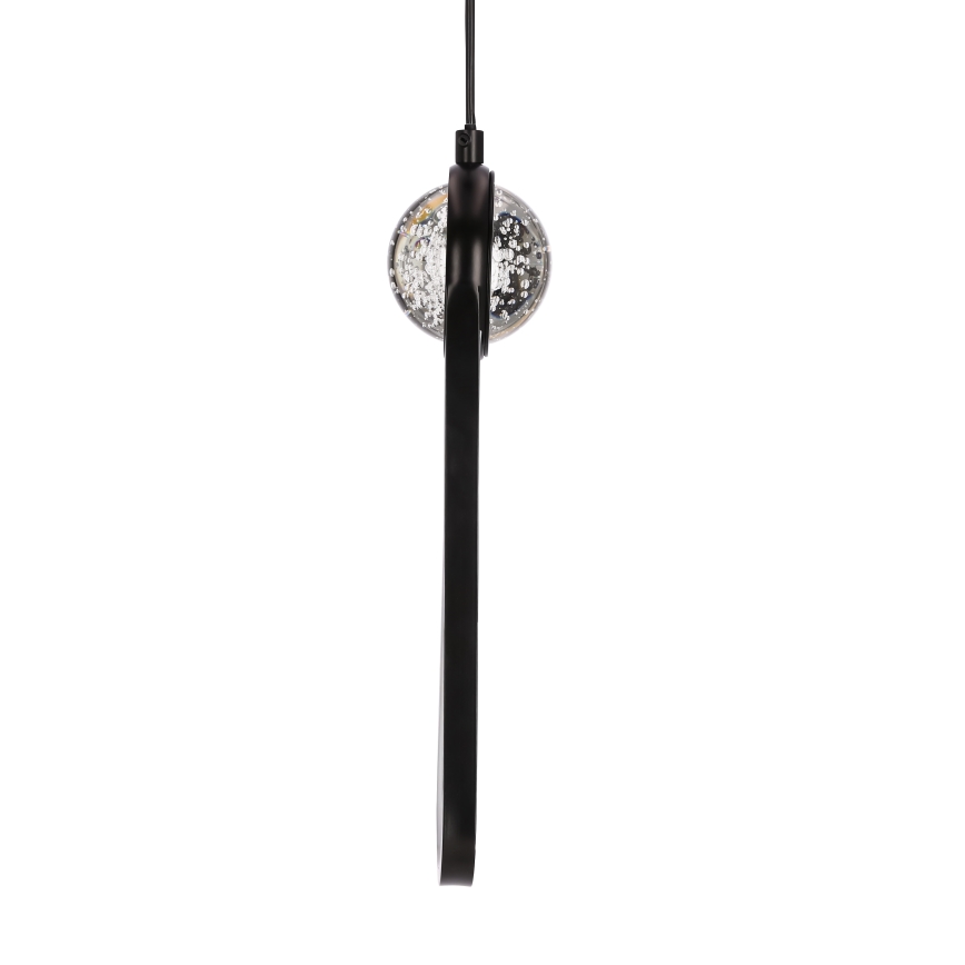  Κρεμαστό φωτιστικό οροφής LED LACRIMA LED/15W/230V 3000K μαύρο