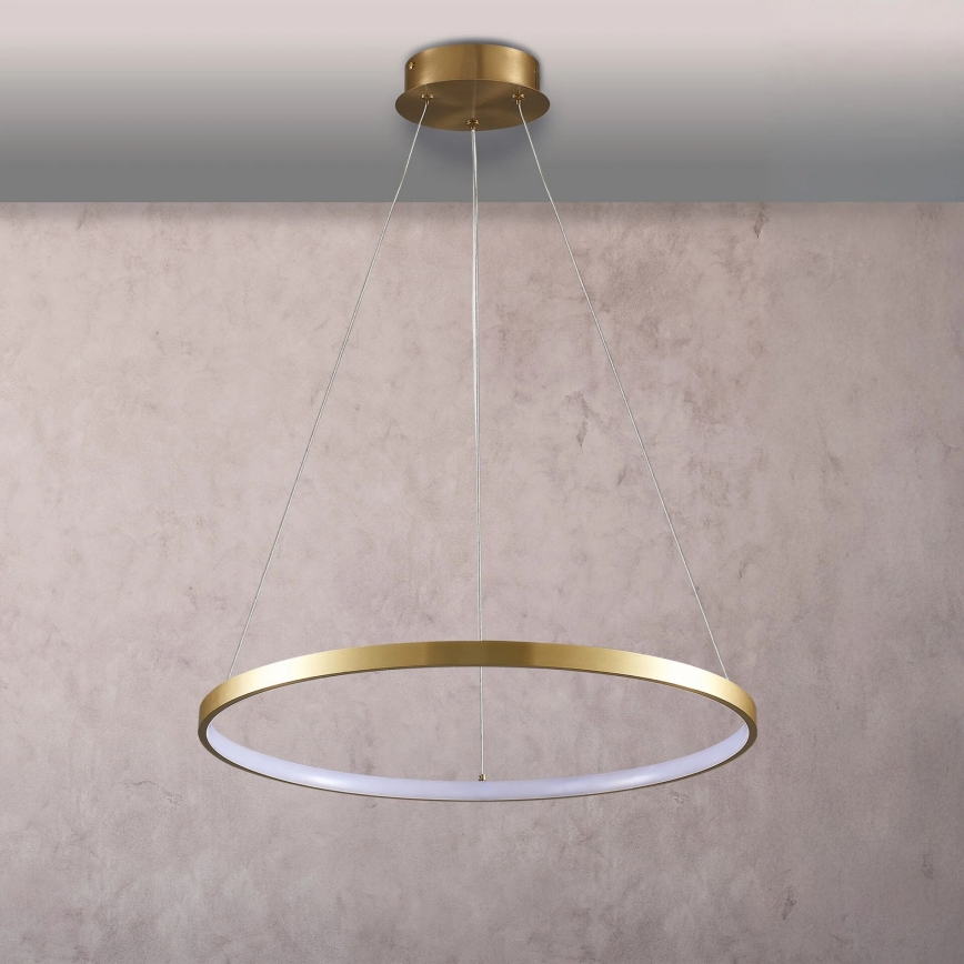  Κρεμαστό φωτιστικό οροφής LED LEA LED/20W/230V 4000K διάμετρος 50 cm χρυσό