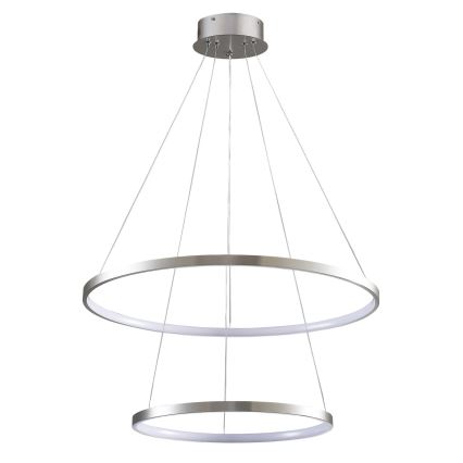  Κρεμαστό φωτιστικό οροφής LED LEA LED/35W/230V 4000K διάμετρος 60 cm ματ χρώμιο
