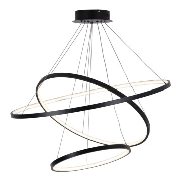  Κρεμαστό φωτιστικό οροφής LED LEA LED/60W/230V 4000K διάμετρος 80 cm μαύρο