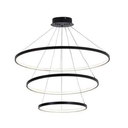  Κρεμαστό φωτιστικό οροφής LED LEA LED/60W/230V 4000K διάμετρος 80 cm μαύρο