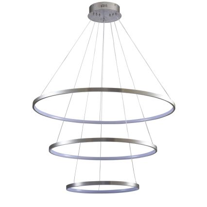  Κρεμαστό φωτιστικό οροφής LED LEA LED/60W/230V 4000K διάμετρος 80 cm ματ χρώμιο