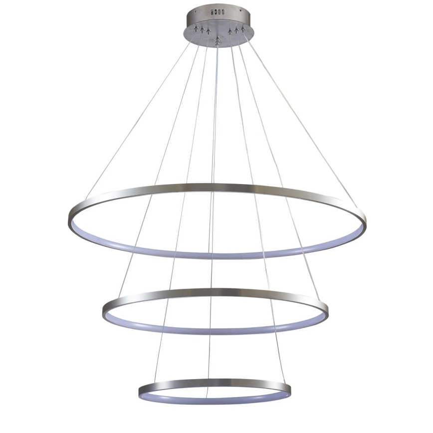  Κρεμαστό φωτιστικό οροφής LED LEA LED/60W/230V 4000K διάμετρος 80 cm ματ χρώμιο