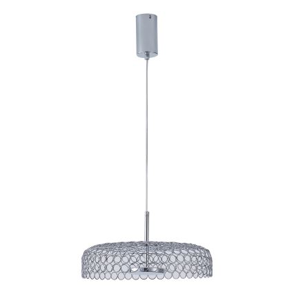  Κρεμαστό φωτιστικό οροφής LED LED/10W/230V 3000K γυαλιστερό χρώμιο διάμετρος 35 cm