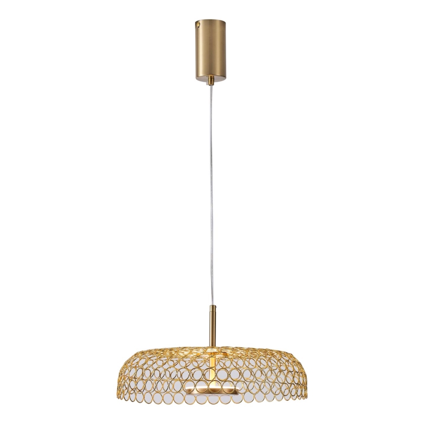  Κρεμαστό φωτιστικό οροφής LED LED/10W/230V 3000K χρυσό διάμετρος 35 cm