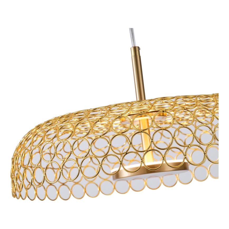  Κρεμαστό φωτιστικό οροφής LED LED/10W/230V 3000K χρυσό διάμετρος 35 cm