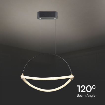  Κρεμαστό φωτιστικό οροφής LED LED/12W/230V 4000K διάμετρος 40 cm