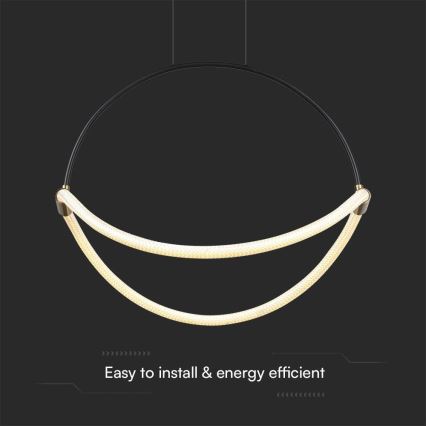  Κρεμαστό φωτιστικό οροφής LED LED/16W/230V 3000K διάμετρος 50 cm
