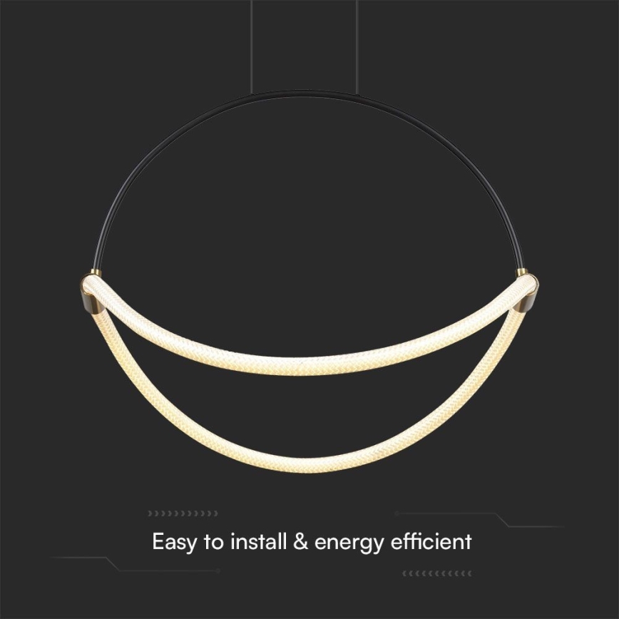  Κρεμαστό φωτιστικό οροφής LED LED/16W/230V 4000K διάμετρος 50 cm