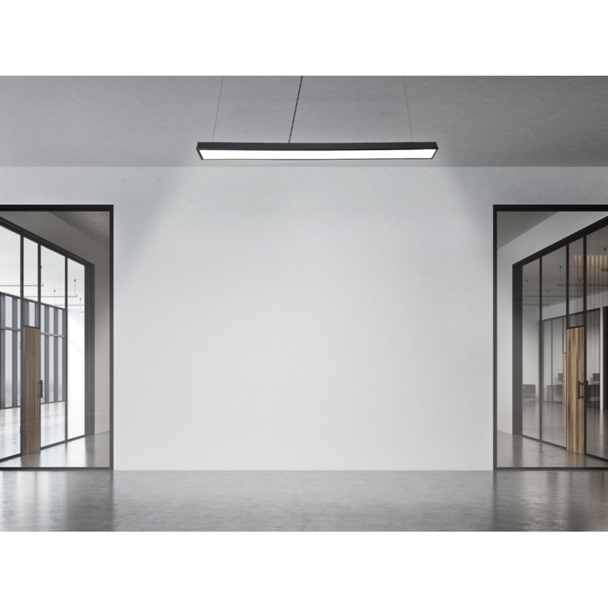  Κρεμαστό φωτιστικό οροφής LED LED/32W/230V 4000K διάμετρος 120 cm μαύρο